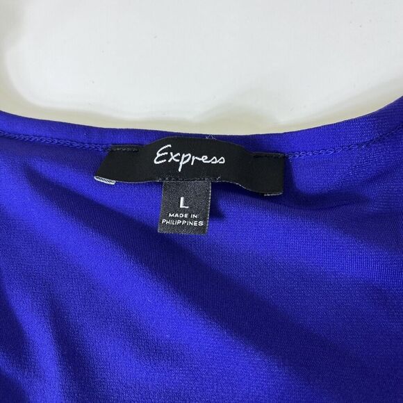 Express Women's Blouse Purple Size Large - Picture 5 of 6